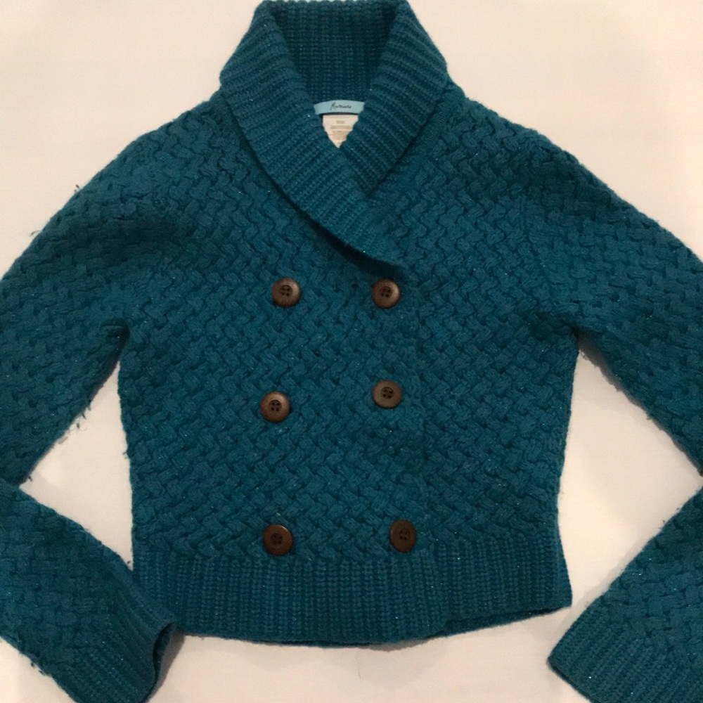 Marciano knitted teal sweater